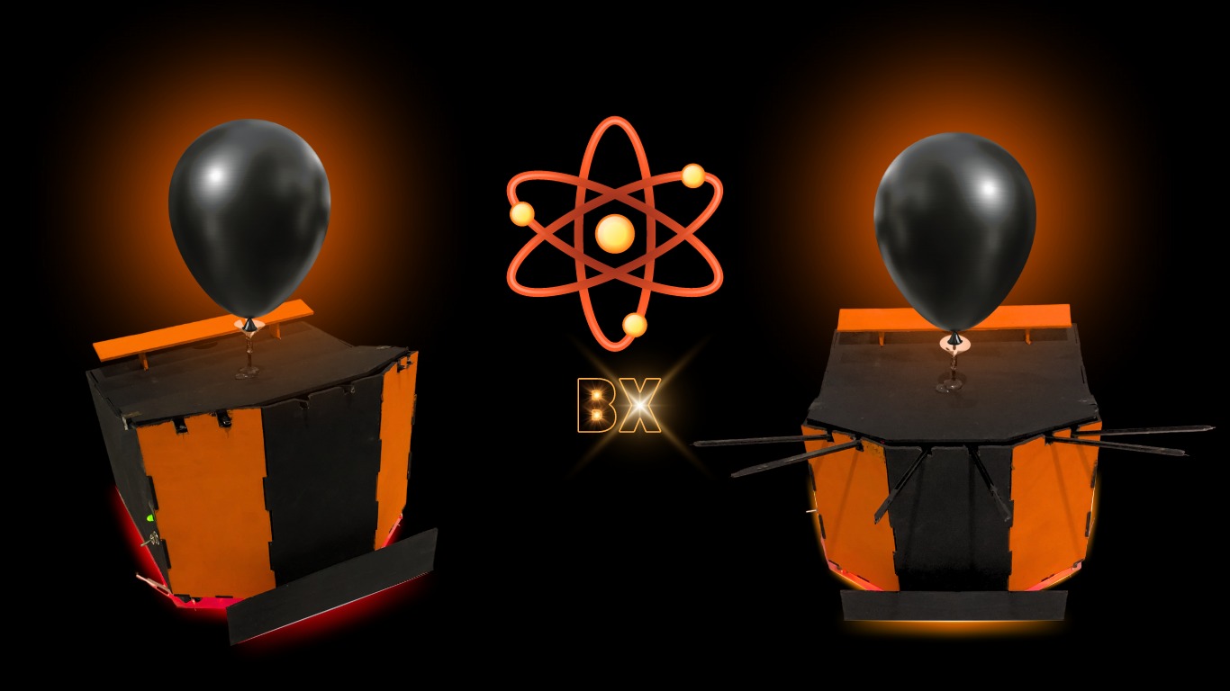 Robo Atom-Bx com balao preto